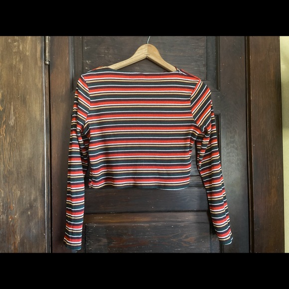 Primark Striped Crop Top - Picture 2 of 2